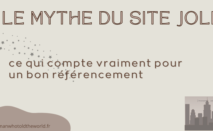 site joli et référencement SEO